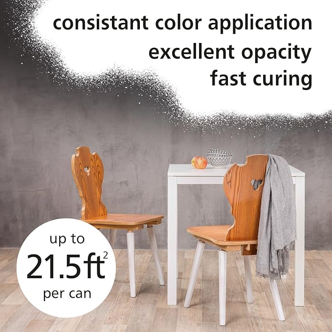 Cotton White Spray Paint Matte | Water-Based & Odorless | Eco-Friendly & Vegan | Weather & UV-Resistant | Fast-Drying & High-Coverage | For Indoor/Outdoor Use | Spray Paint White