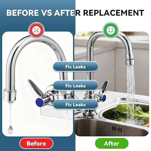 B-6RK Repair Kit for T&S Brass Faucet Cartridges & Spray Valves