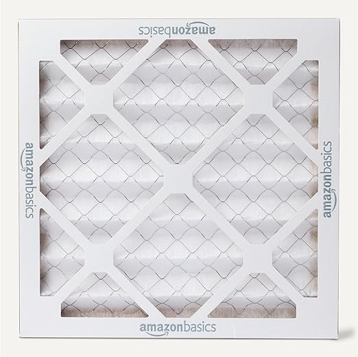 Amazon Basics MERV 5 AC Furnace Air Filter, 12x12x1 inches, 6-Pack (Actual size: 11.75" x 11.75" x 0.75")