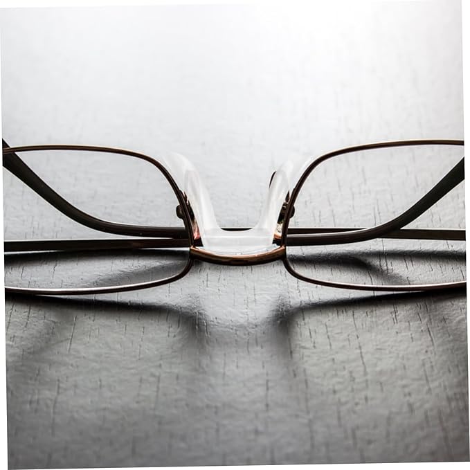 3pcs Silicone Eyeglasses Nose Pads Soft Glasses nosepads Eye Glasses Repair Parts Eyeglass Parts Nose Bridge for Supplies Comfortable Nosepads