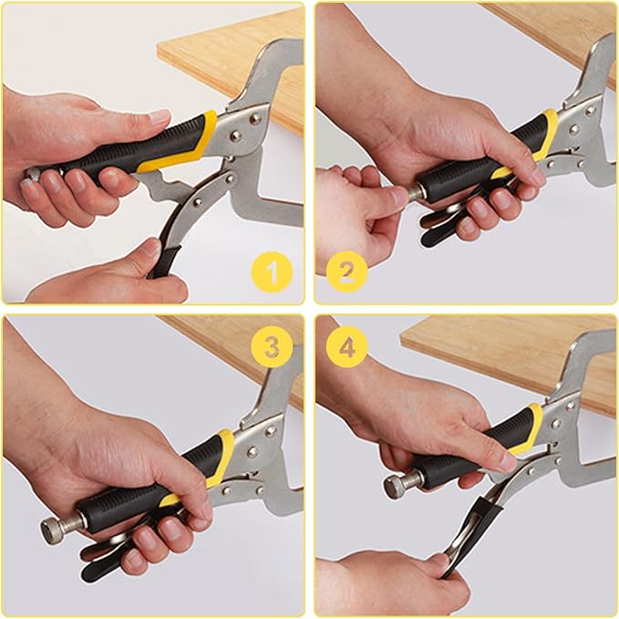 4 Pack 11 Inch C Clamp Locking Pliers,11" Locking C Clamp