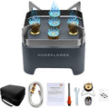Portable Camping Stove, Powerful Gas Stove, Propane Camp Stove with Carrying Case, 30,000 BTU Small Propane Stove, Gas Burners for Cooking Outdoor Hiking Picnic BBQ