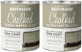 Rust-Oleum Tate Green Chalked All-in-One Ultra Matte Paint | One Coat Coverage | No Primer, Sanding, Or Topcoat Needed | Easy Clean Up | Made in USA | 30 OZ | 2 Pack