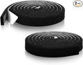 2 Pcs Metal Roofing Universal Vented Ridge Closure Strips 2 W x 25' L (50'l Total) Closure Self Adhesive Roof Panel Felt Tape Waterproof Windproof Seal for Metal Panels Insulation Weather Barrier