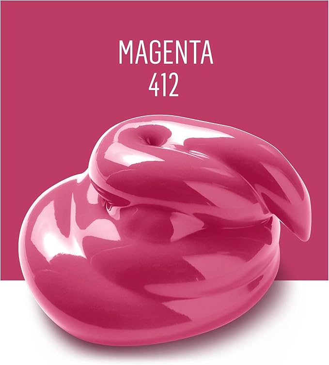 FolkArt Acrylic Paint in Assorted Colors (2 oz), 412, Magenta
