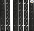 6Pack 8Inch Piano Hinges, Black Piano Hinge,Stainless Steel 304 Continuous Folding Hinges for Doors, Cabinets, Window