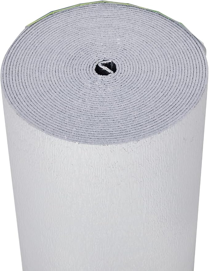 INSULATION MARKETPLACE SmartSHIELD -3mm 16inx50Ft ReflectiveINSULATION roll, Foam Core Radiant Barrier, ThermalINSULATION Shield - Engineered Foil