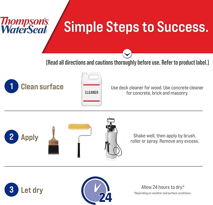 Thompson’s WaterSeal Multi-Surface Waterproofer Stain, Clear, 12 oz Aerosol Can