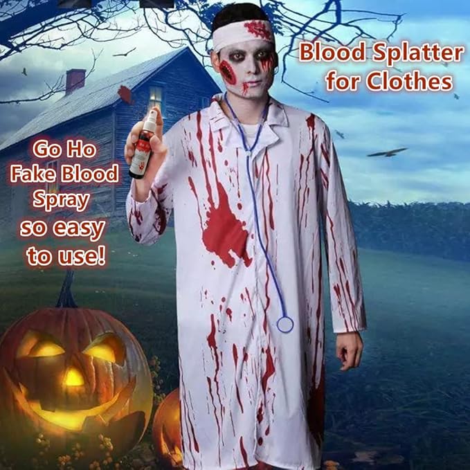 Go Ho Fake Blood Makeup for Special Effects,Set 1,BY078
