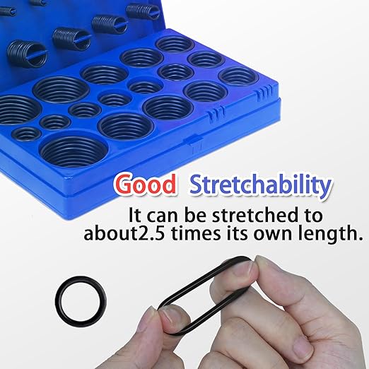 ZDBB 826 Pcs Universal Rubber O Ring Assortment Kit in Inch Standard SAE O-Rings and Metric Oring Set for Automotive Plumbing Faucet Repair, Air or Gas Connections,Resist Oil and Heat