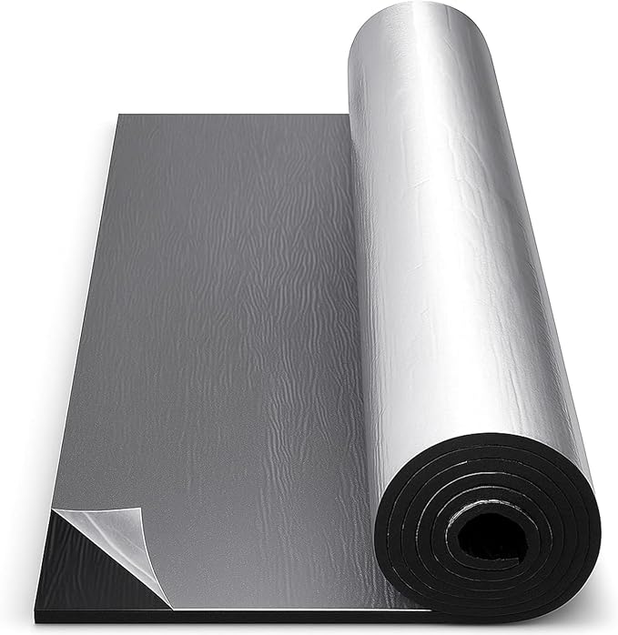 40" x 79" Thermal Sound Deadening (10mm 394mil) Automotive Heat Shield Reflective Insulation Mat Vehicle Car Truck SUV RV Engine Bay: Firewall Noise Reduce Heavy Duty Self-Adhesive DIY