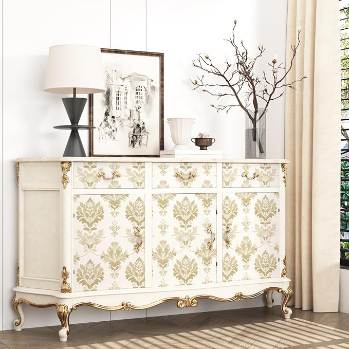 Light Symmetry Floral Peel and Stick Wallpaper 17.5" x 118",Beige | Self Adhesive/Removable/Waterproof/Thick Vinyl Contact Paper for Bathroom Bedroom Shelf Cabinet Drawer,Prepasted,Easy Peel