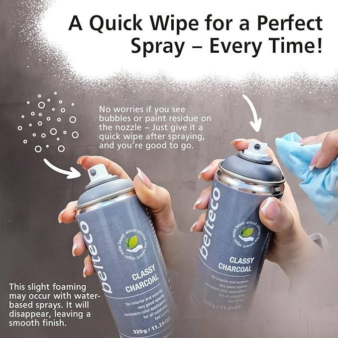 Primer Spray Paint | Base for all substrates | Water based & Odorless | Eco-Friendly & Vegan | Weather & UV-Resistant | Fast Drying with High Coverage | For Indoor/Outdoor