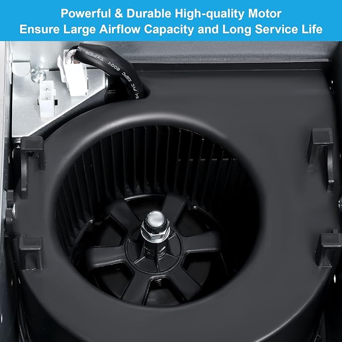 JOEAONZ Bathroom Exhaust Fan with Light 110 CFM Quiet 6500K 800LM Household Ventilation Fan Light Combo, Energy Saving Ceiling Mount Bathroom Air extractor, Multipurpose Bath Extractor Easy to Install