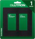 Lutron Claro 2 Gang Decorator/Rocker Wallplate, Satin, Midnight (1-Pack) | SC-2-MN