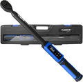 1/2" Digital Torque Wrench 2.2-147.5 Ft.lb/ 3-200 Nm， Digital Electronic Torque Wrench ±1% Accuracy, 5 Units LCD Screen with Buzzer & LED Alarm for Cars,Motorcycles,Bicycle