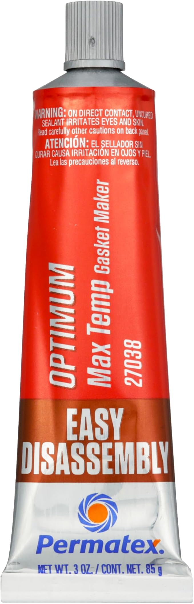 Permatex 27038 Optimum Red High Temperature Gasket Maker, 3 oz