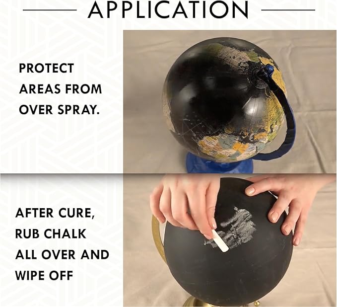 Rust-Oleum 1913830 Chalkboard Spray Paint, 11 oz, Black