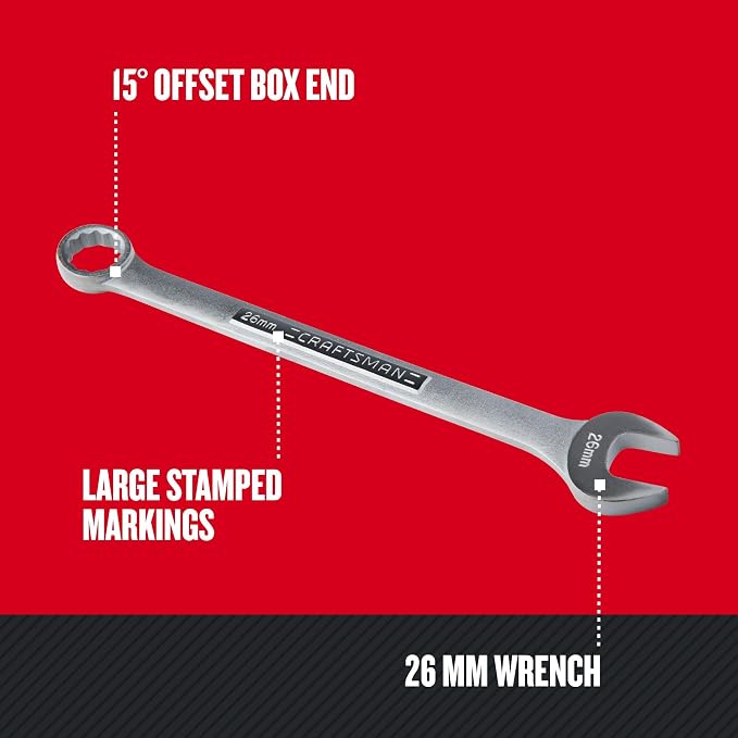 CRAFTSMAN 26MM 12 Point Metric Combination Wrench (CMMT42932)
