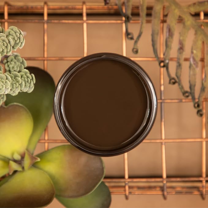 Dixie Belle Silk All-in-One Mineral Paint - Umber (16oz) - Earthy Brown All-in-One Water Based Primer + Topcoat - Durable Furniture Paint - Low Reflective Finish