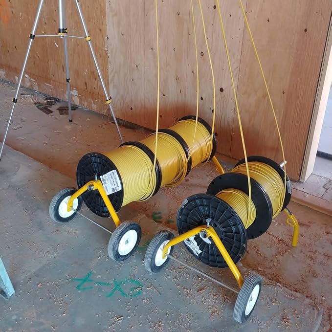 E-Z Roll Wire Rack - Holds 18" Diameter Reels Up to 150 LBs
