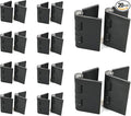 4" Heavy Duty Weldable Hinges | Steel Butt Hinge Design for Heavy Gates & Doors | Long Lasting - Corrosion & Rust Resistant - 10 Pairs