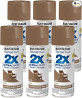 Rust-Oleum 383203-6PK Painter's Touch 2X Ultra Cover Spray Paint, 12 oz, Gloss Latte, 6 Pack
