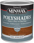 Minwax PolyShades Wood Stain + Polyurethane Finish – Quart, Antique Walnut, Gloss 32 Fl Oz (Pack of 1), Brown