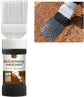 Black 2-in-1 Rust Converter & Touch Up Paint, 6.35 Fl oz, Rust Inhibitor & Anti-Rust Coating for Metal, Automotive, Chassis, UV Resistant