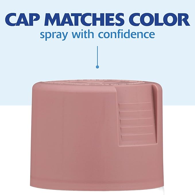 Rust-Oleum 299887-6PK Painter's Touch 2X Ultra Cover Spray Paint, 12 oz, Satin Vintage Blush, 6 Pack