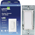 Leviton Decora Slide LED Advanced Dimmer Switch for 150W Dimmable LED, Halogen and Incandescent Bulbs and Fixtures, DSL01-LW, White