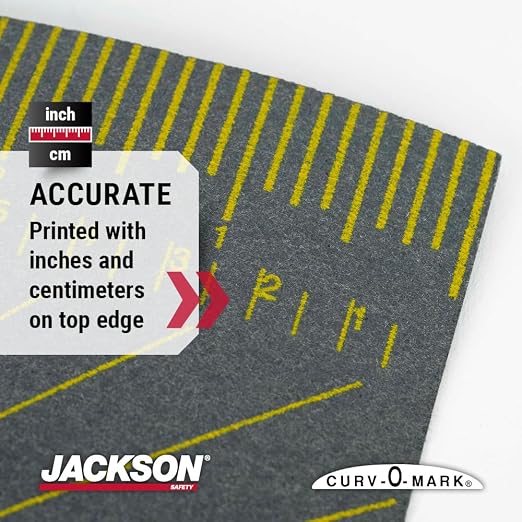 Jackson Safety Pipe Measuring Tool - Wrap-A-Round Tape Pipe Fitting Tool (Multiple Sizes and Heat Ratings)