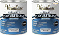 Varathane Water-Based Crystal-Clear Ultimate Polyurethane | Interior Wood Protection | Fast Dry Time | Easy Clean Up | Satin | Quart | 2 Pack