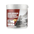 White RV Roof Coating - Solar Reflective Liquid Rubber Waterproof Sealant - UV & Heat Resistant Protective Paint for Camper, Trailer & Metal Roofs - Cool Roof Elastomeric Membrane - 1 Quart