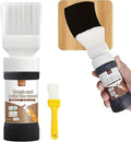 6.35 fl oz Wood Touch-Up Paint for Doors, Cabinets, Furniture & Metal Surfaces | Multi-Surface Scratch Repair | Quick-Drying Formula | Easy Application (Black)