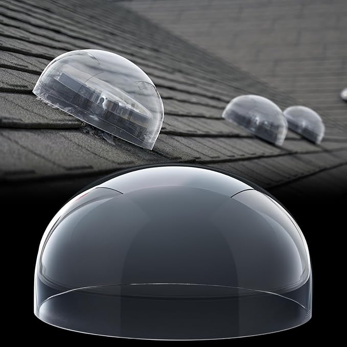 16 x 16 x 7 Inch Skylight Replacement Dome, Polycarbonate Cover Only for Existing Skylight Base, UV Resistant Roof Dome, Not Full Rooflight