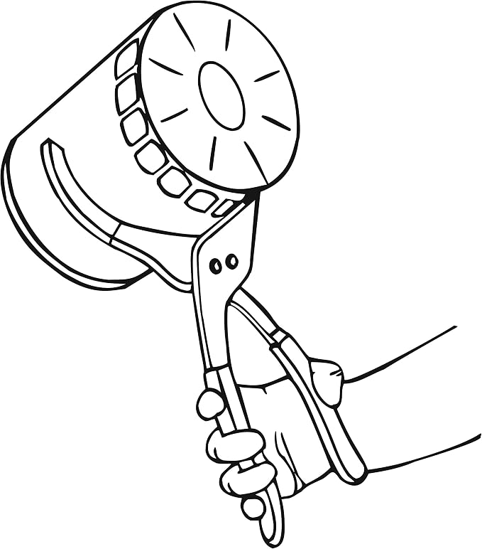 Lisle 50950 Oil Filter Pliers for Trucks and Tractors