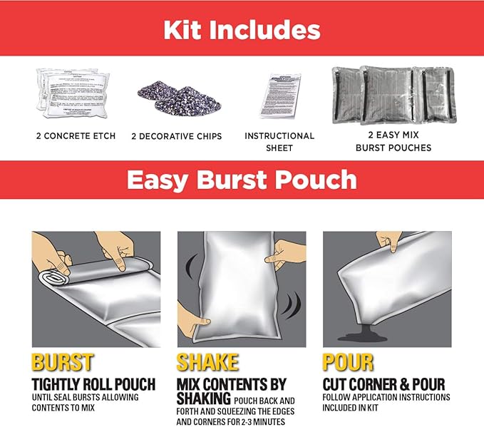 Rust-Oleum 365186 EPOXYSHIELD Garage Floor Coating Kit, 2.5 Car, Gloss Dark Gray