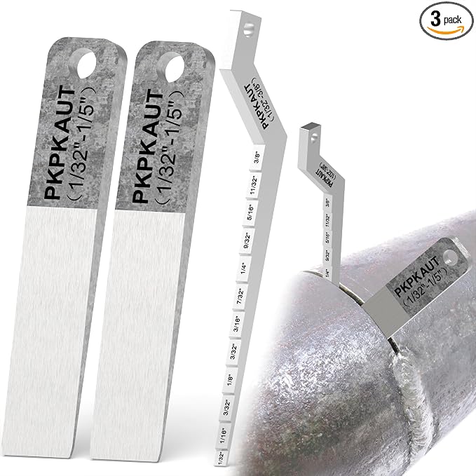 3PCS 4" Welding Wedge for Pipe Fitting and Metalwork – Precision Hardened Steel Gap Adjustment for Pipefitter Tools, TIG, Ironworker, Gutter Wedges, Pipe Fitting Tools, Metal Spacers