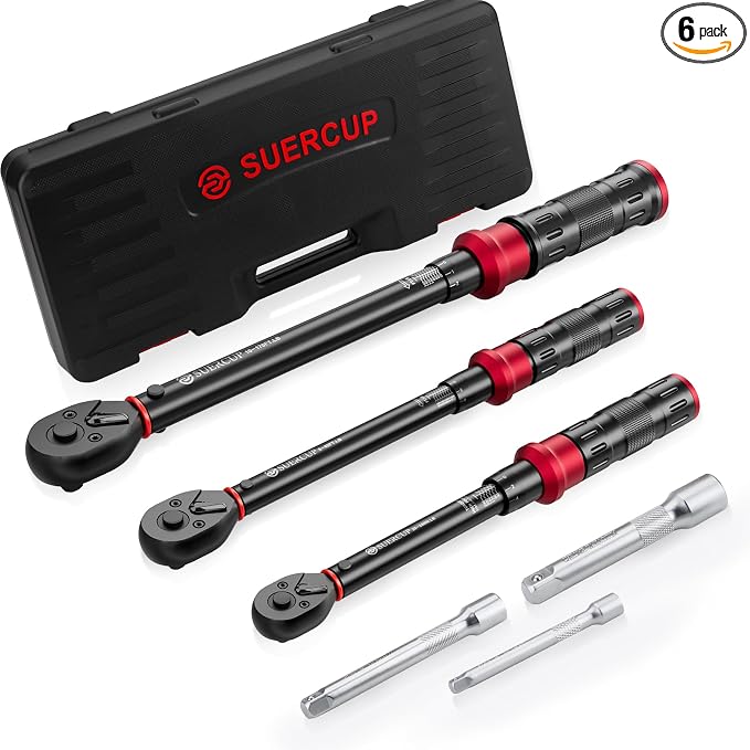 1/4" 3/8" 1/2" Torque Wrench - 20-240In.Lb, 5-45Ft.Lb, 10-170Ft.Lb