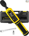 1/4" Digital Torque Wrench (4-265.6 in.lbs) w/Color Screen, 5 Units, ±2% Accuracy, Buzzer/Vibration/LED, Inch Pound Torque Wrench Set Includes Extension & 1/4 to 3/8 Adapter for Bike, Motor, DIY