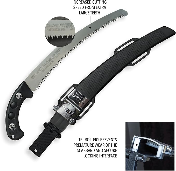 Silky ZUBAT Arborist Professional Hand Saw 330mm XL Teeth (722-33)