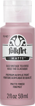 FolkArt Acrylic Paint in Assorted Colors (2 oz), , Vintage Tea Rose