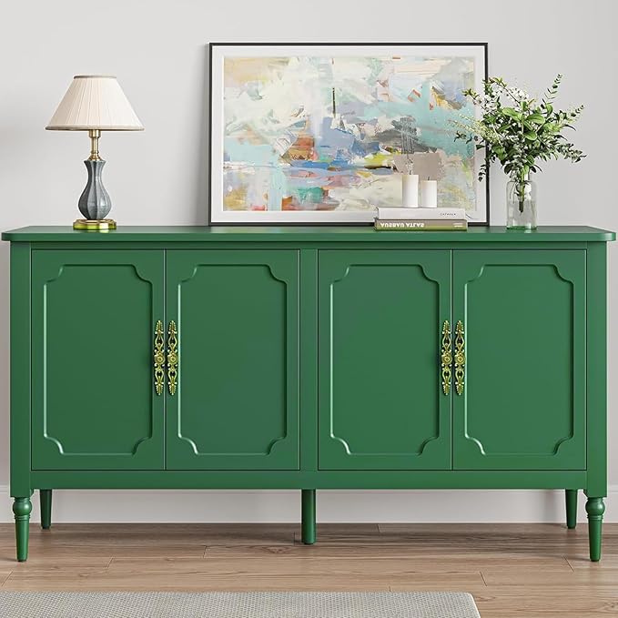 DWIL Matte Finish Furniture Paint - 16 Oz Wood Paint for Cabinets, Doors, Tables, and Dressers Refinishing - Water-Based, Non-Toxic & Odorless, Easy to Apply(Jade Mussel Green)-Without Tools