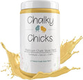 Chalky Chicks 16 Fl Oz Matte Tuscany (Yellow) Chalk Paint for Furniture Without Sanding - No Prep Furniture Paint No Sanding All in One for Crafts, Wood, Walls, Cabinet, Metal, Dresser, Farmhouse