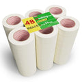 SWRT Masking Tape– 48 Rolls Bulk Pack, 1 Inch Wide x 55 Yards Each (2640 Yards Total), Writable General Purpose Masking Tape for Painting, Labeling & Multi-Surface Projects, Clean Removal & Easy Tear