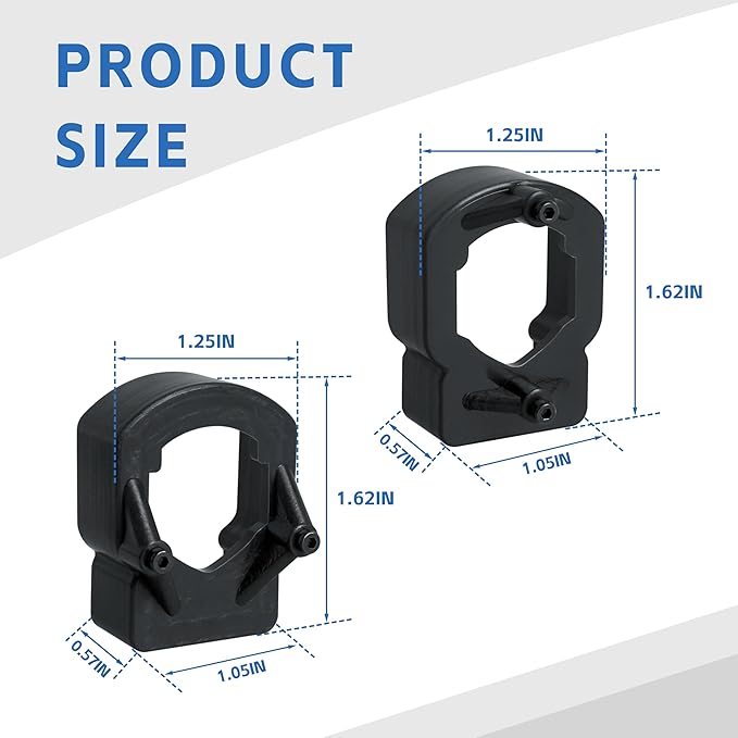 2025 Upgrade DCN45RN Vinyl Siding Adaptor Tip for Dewalt Roofing Nailer Cordless 20v DCN45RND1, DCN45RNB (A&B style)2 Pack