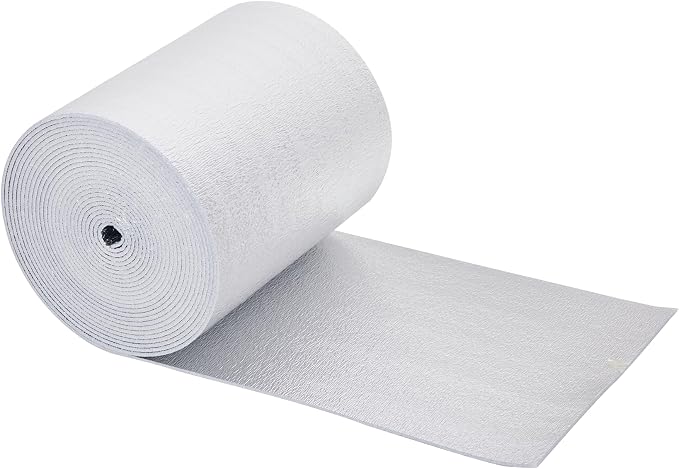 SmartSHIELD -5mm 16''X50ft R17 Reflective Insulation Roll, Foam Core Radiant Barrier, Thermal Insulation - FOIL / FOIL