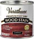 Varathane Premium Fast Dry Wood Stain | 1 Hour Dry Time | 1 Coat Color | Interior Wood Stain | Furniture, Cabinets, Doors, Trim | Half Pint | Cabernet