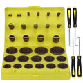 ZDBB 382 PCS SAE FKM Viton O Ring Assortment Kit 30 Sizes Fluorocarbon Oring for Aviation Car Engines Cylinders Hydraulic Plumbing Various Industrial Chemical High Temperature and Oil Resistance